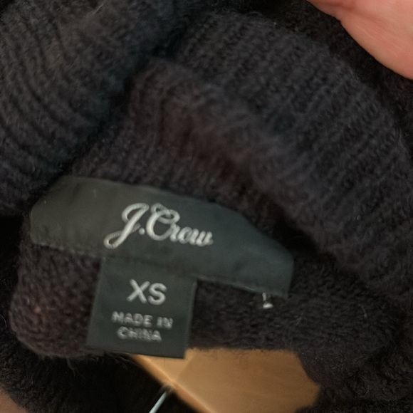 J. Crew black wool blend turtleneck sweater - Picture 6 of 8